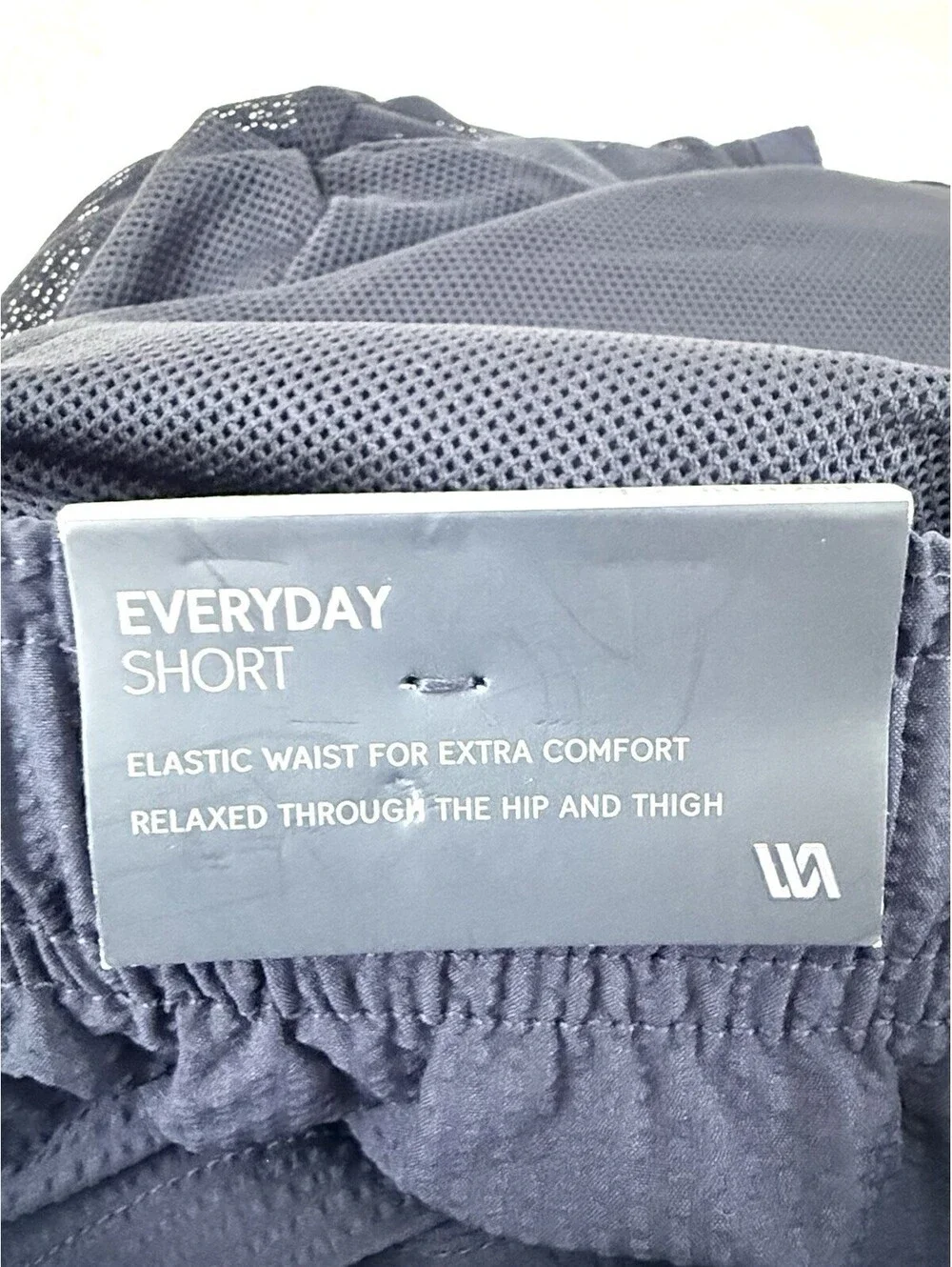 VRST Men’s Small 5” Everyday Shorts Darker Ardosia Seersucker UV 50+ NWT